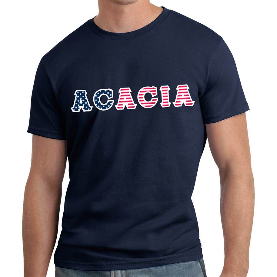 Acacia Patriot Lettered T-shirt