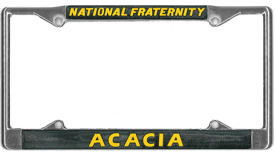 Acacia License Plate Frame