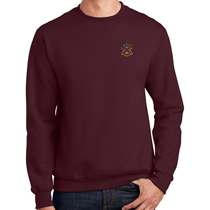 Alpha Chi Rho Crested Sweatshirt (crew neck)