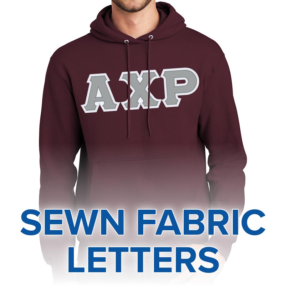 Alpha Chi Rho Lettered Sweatshirt (hooded)