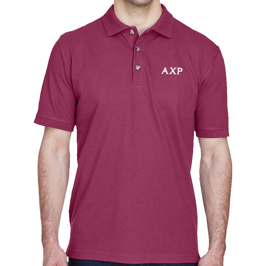 Alpha Chi Rho Lettered Polo Shirt