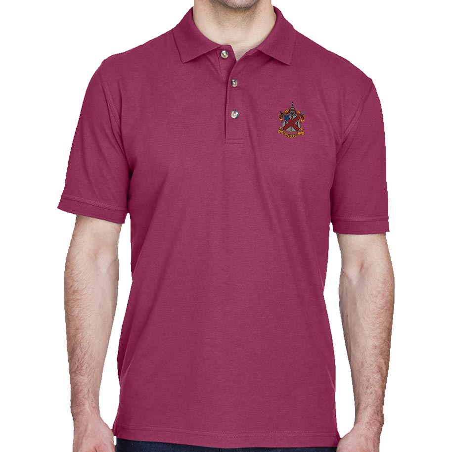 Alpha Chi Rho Crested Polo Shirt