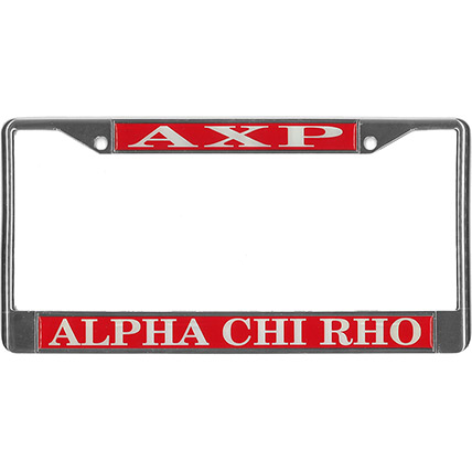 Alpha Chi Rho License Plate Frame