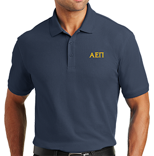 Alpha Epsilon Pi Lettered Polo Shirt