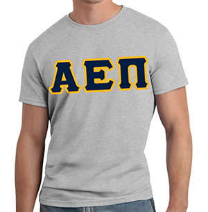 Alpha Epsilon Pi Lettered T-Shirt (short sleeve)