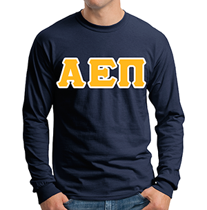 Alpha Epsilon Pi Lettered T-Shirt (long sleeve)