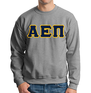 Alpha Epsilon Pi Lettered Sweatshirt (crew neck)