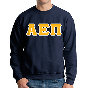 Alpha Epsilon Pi Lettered Sweatshirt (crew neck)