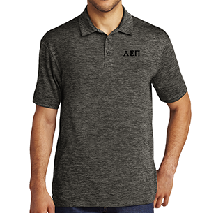 Alpha Epsilon Pi Electric Heather Polo