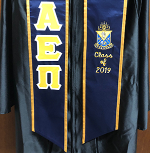 Alpha Epsilon Pi Premium Graduation Sash