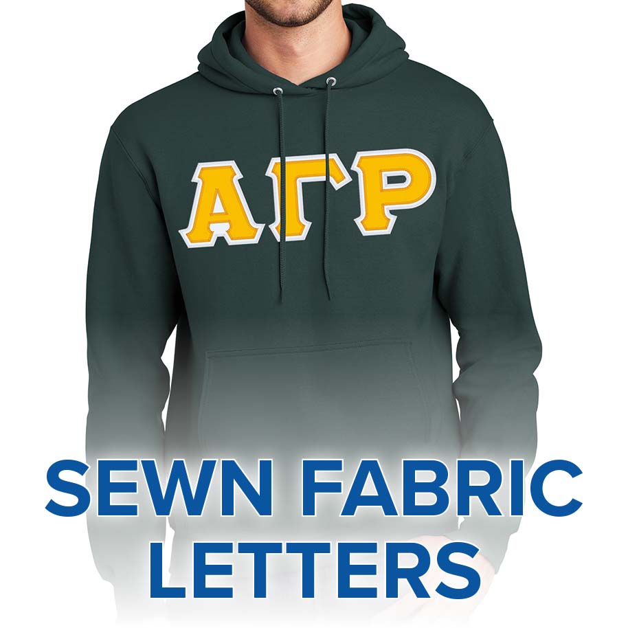 Alpha Gamma Rho Lettered Sweatshirt (hooded)