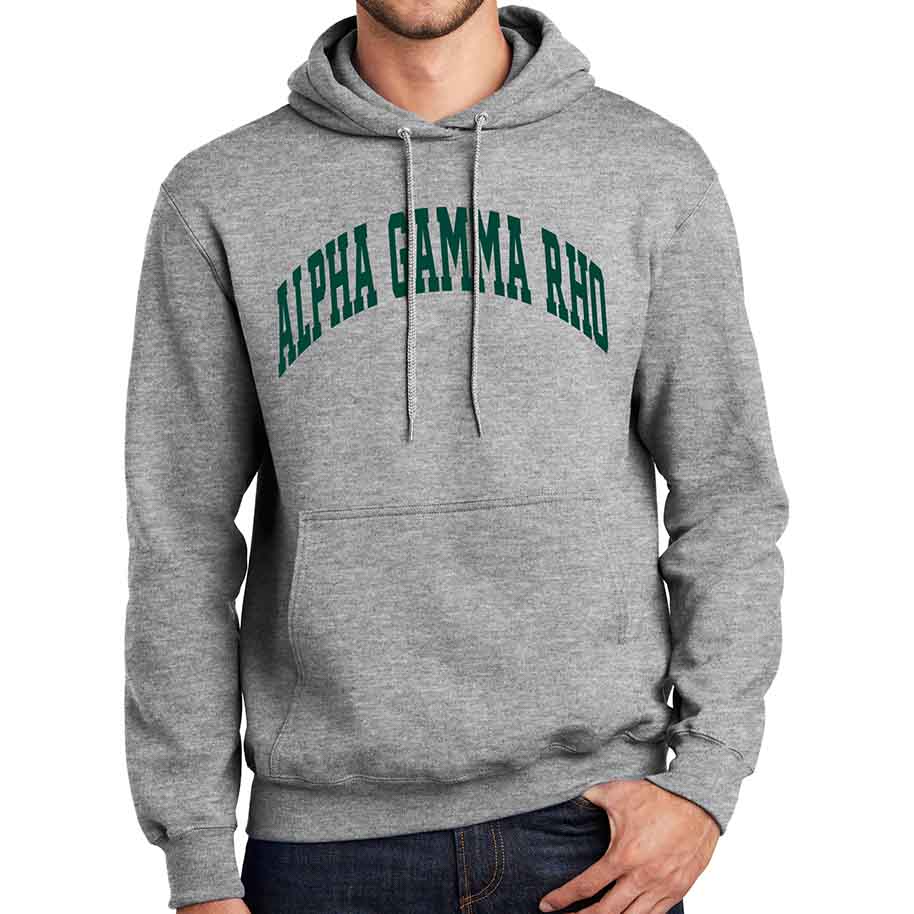 Alpha Gamma Rho Arc Sweatshirt (hooded)