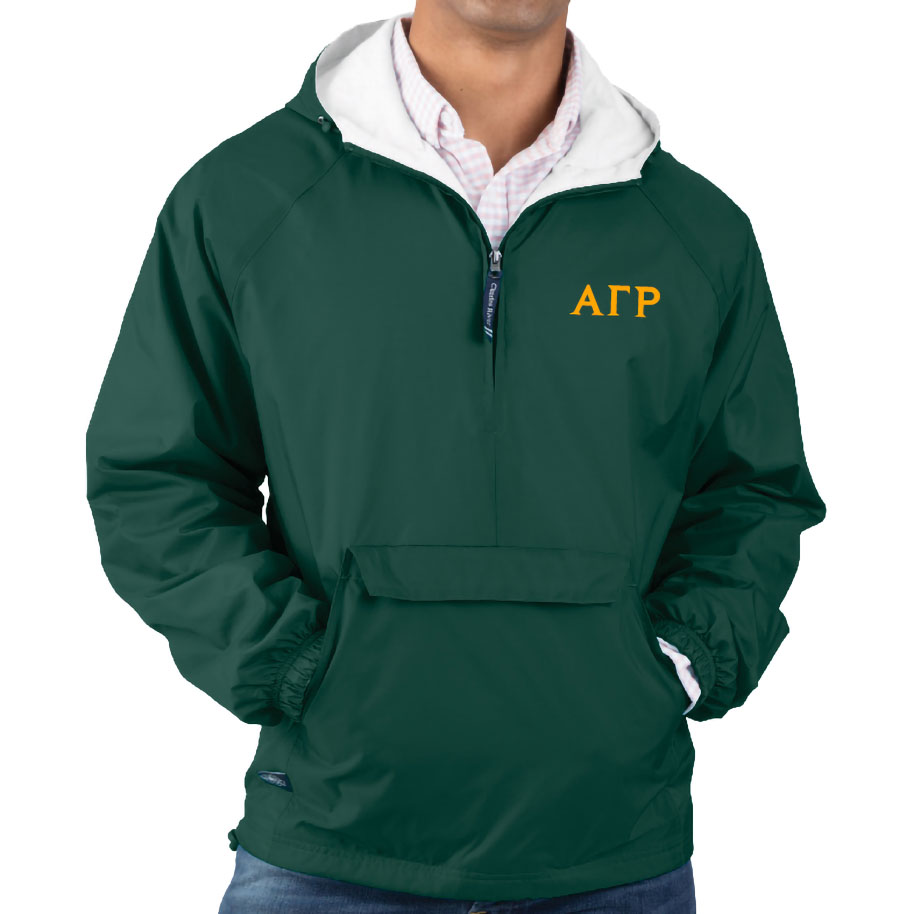 Alpha Gamma Rho Hooded Pullover Jacket