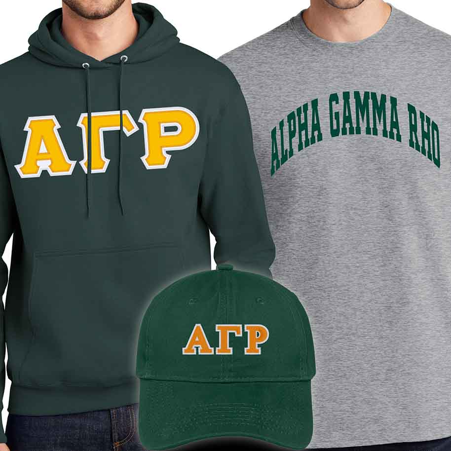 Alpha Gamma Rho Hood, Tee, Hat Package