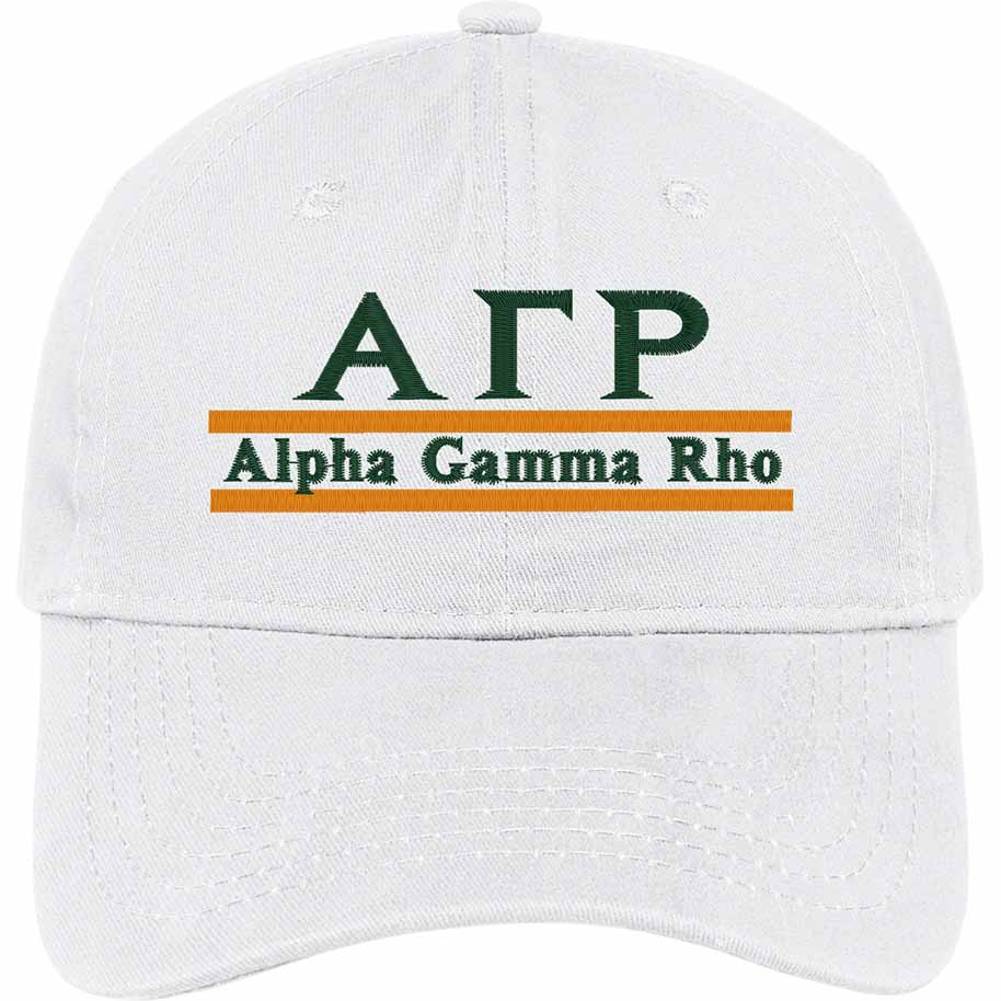 Alpha Gamma Rho Two Line Hat