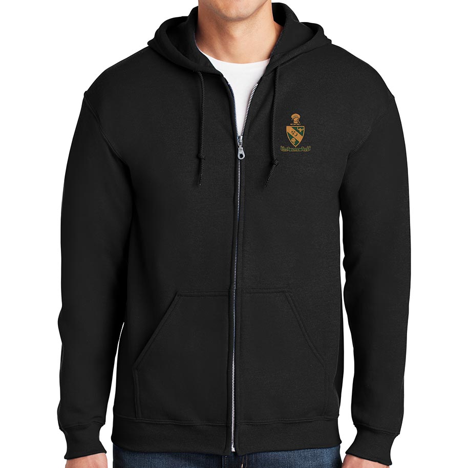 Alpha Gamma Rho Crested Full-Zip Hoodie