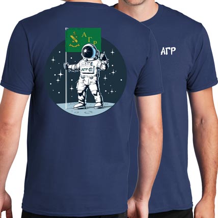 Alpha Gamma Rho Astronaut Flag T-shirt