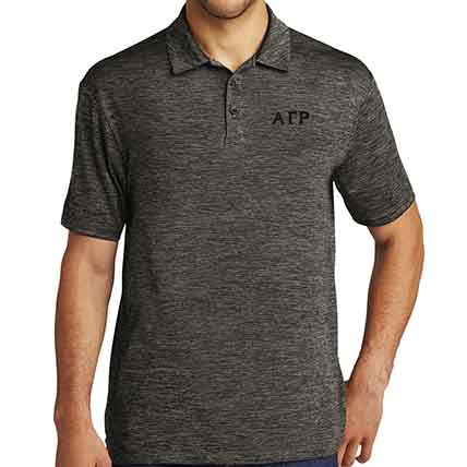 Alpha Gamma Rho Electric Heather Polo