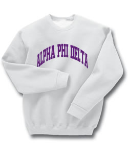 Alpha Phi Delta Arc Sweatshirt (crew neck)