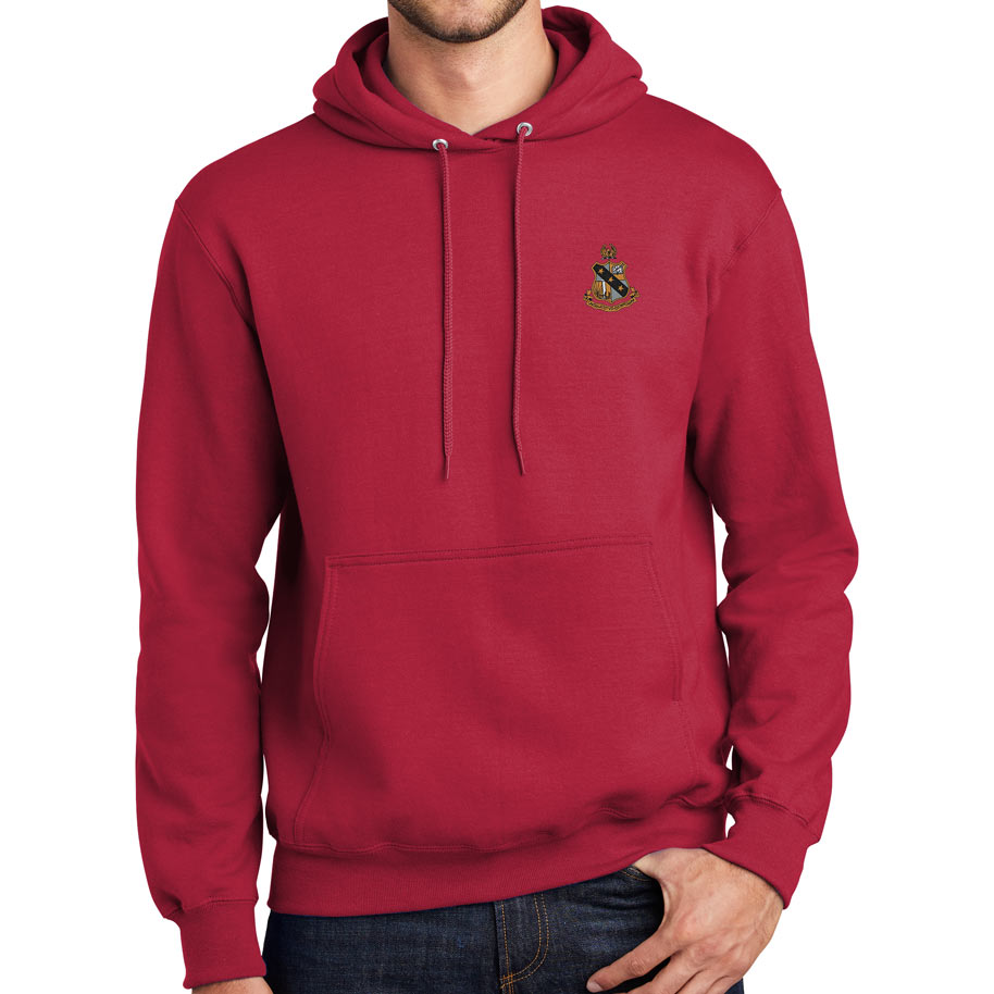 Alpha Sigma Phi Crested Sweatshirt (hooded)