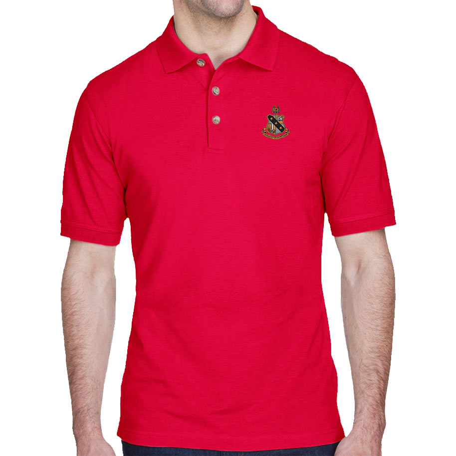 Alpha Sigma Phi Crested Polo Shirt