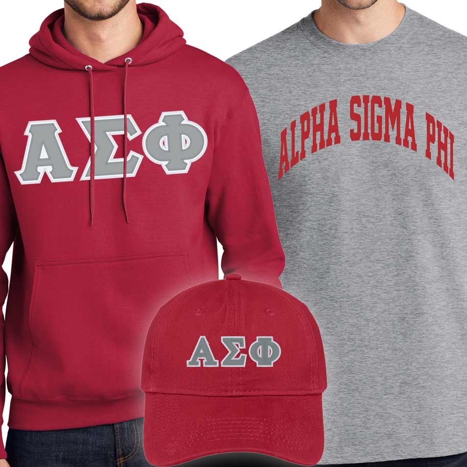 Alpha Sigma Phi Hood, Tee, Hat Package