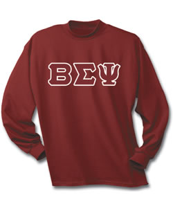 Beta Sigma Psi Lettered T-Shirt (long sleeve)