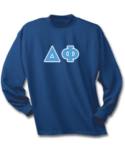 Delta Phi Lettered T-Shirt (long sleeve)