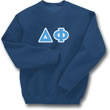 Delta Phi Lettered Sweatshirt (crew neck)