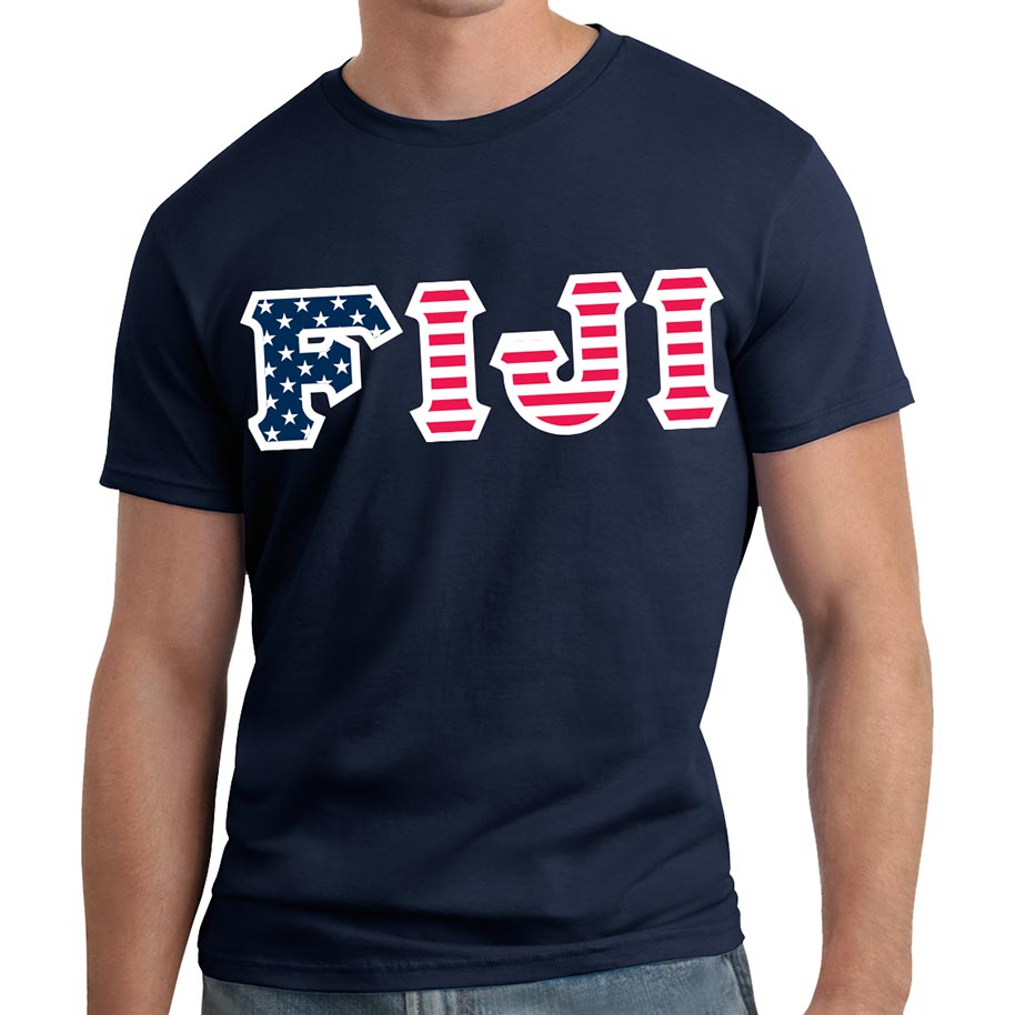 FIJI Patriot Lettered T-shirt