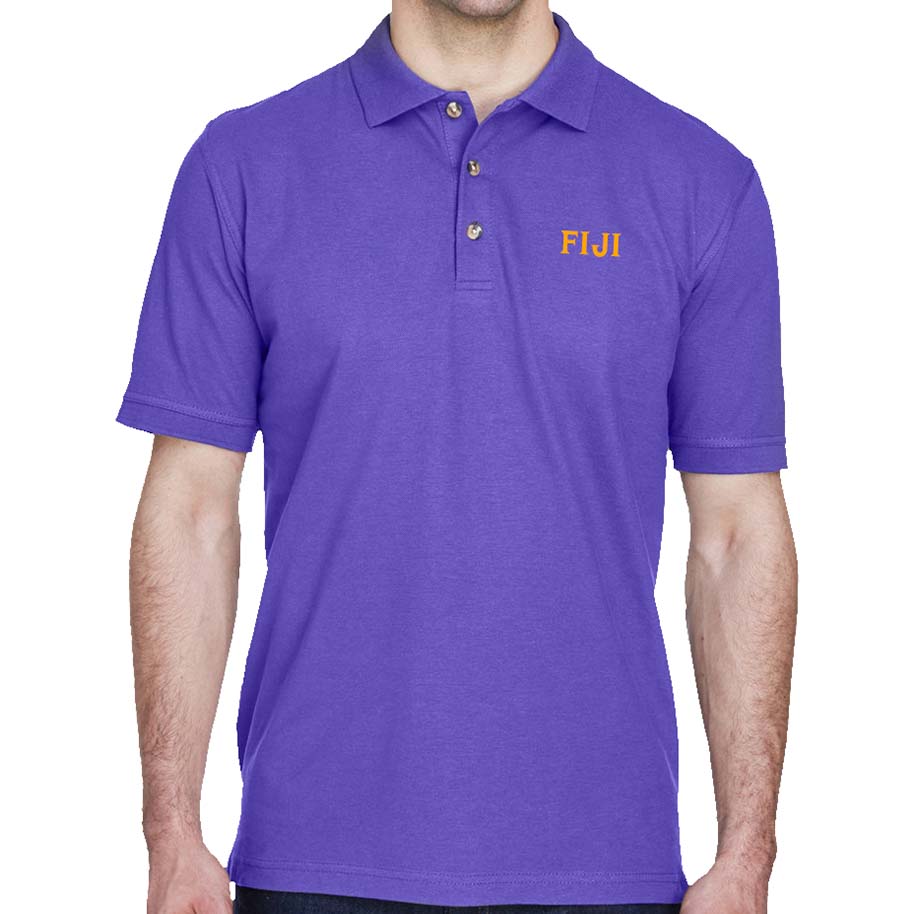 FIJI Lettered Polo Shirt