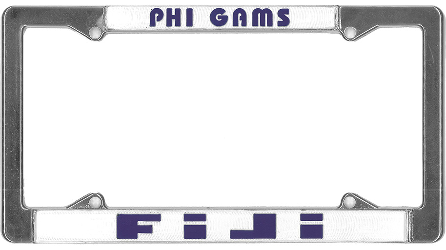 FIJI License Plate Frame