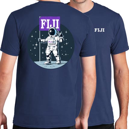FIJI Astronaut Flag T-shirt