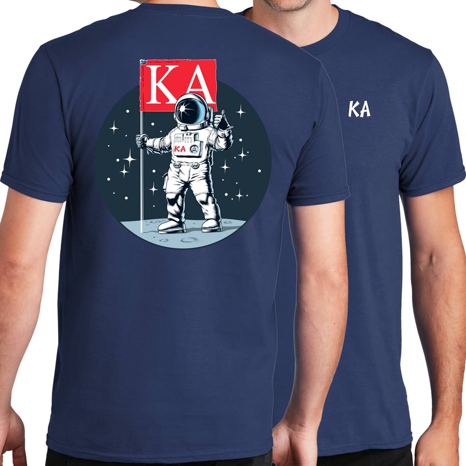 Kappa Alpha Order Astronaut Flag T-shirt