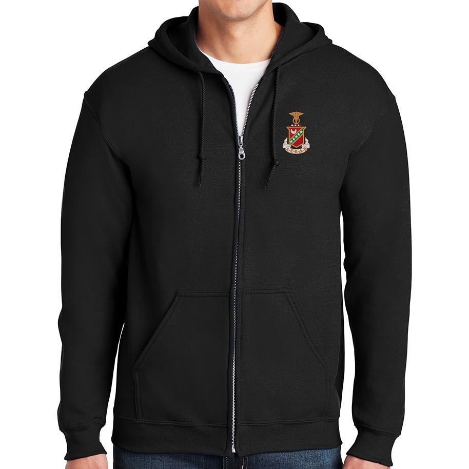 Kappa Sigma Crested Full-Zip Hoodie