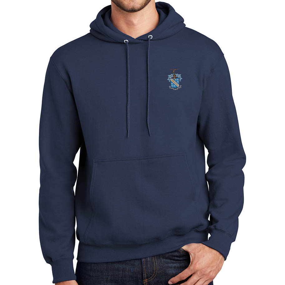 Phi Delta Theta Crested Sweatshirt (hooded)