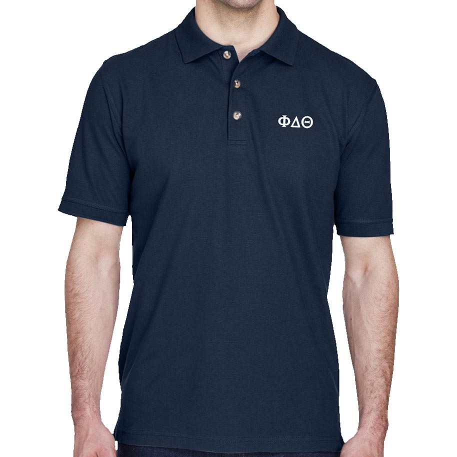 Phi Delta Theta Lettered Polo Shirt