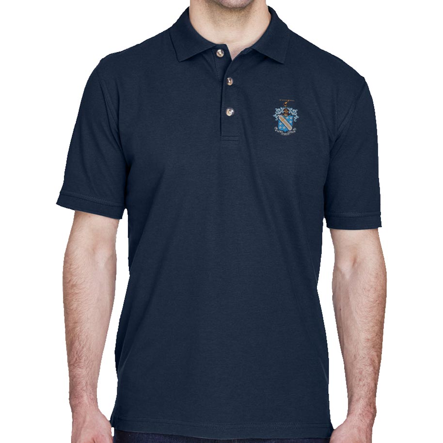 Phi Delta Theta Crested Polo Shirt