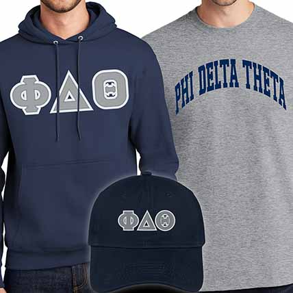 Phi Delta Theta Hood, Tee, Hat Package