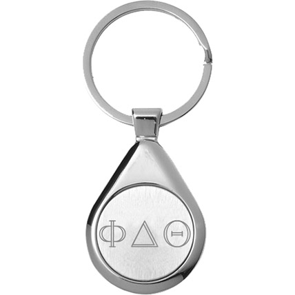 Phi Delta Theta Round Keychain