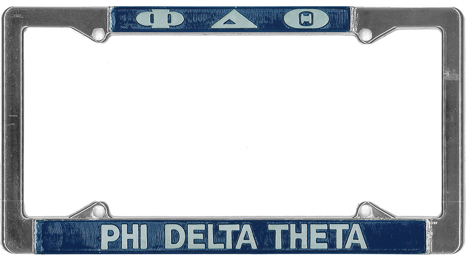 Phi Delta Theta License Plate Frame