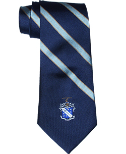 Phi Delta Theta Official Crested Fraternity Necktie