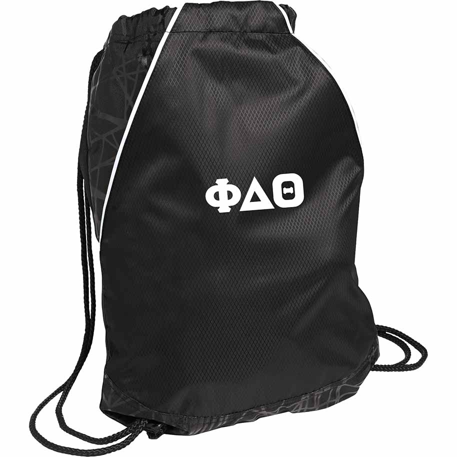 Phi Delta Theta Lettered Cinch Pack