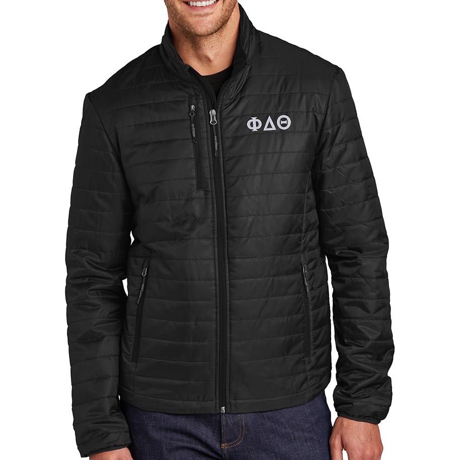 Phi Delta Theta Packable Puffer Jacket