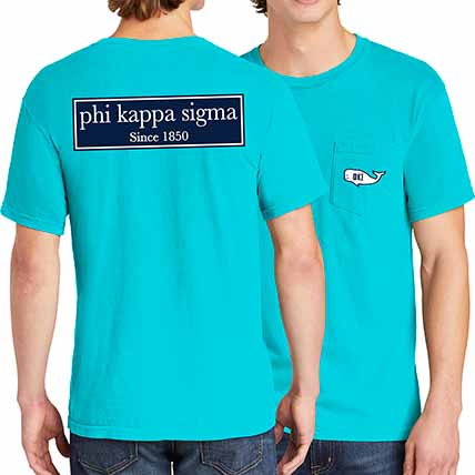 Phi Kappa Sigma Whaler Pocket T-shirt