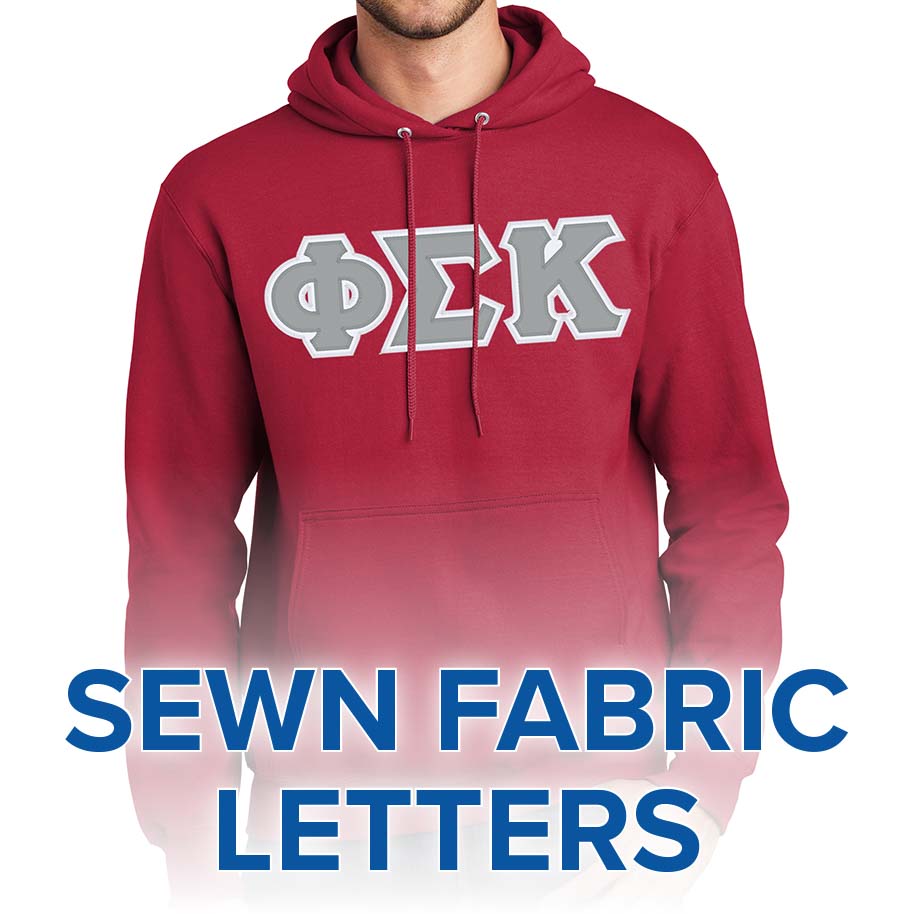 Phi Sigma Kappa Lettered Sweatshirt (hooded)