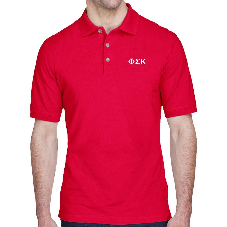 Phi Sigma Kappa Lettered Polo Shirt