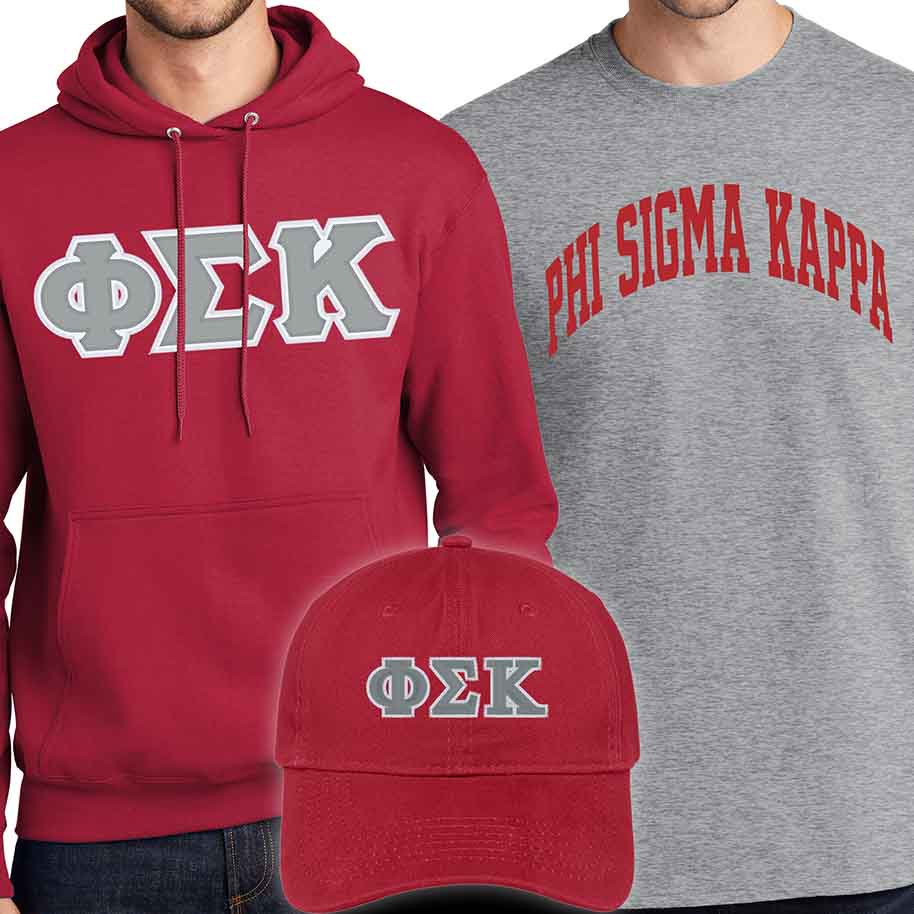 Phi Sigma Kappa Hood, Tee, Hat Package