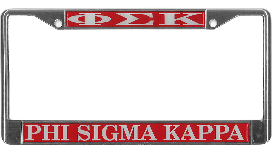 Phi Sigma Kappa License Plate Frame