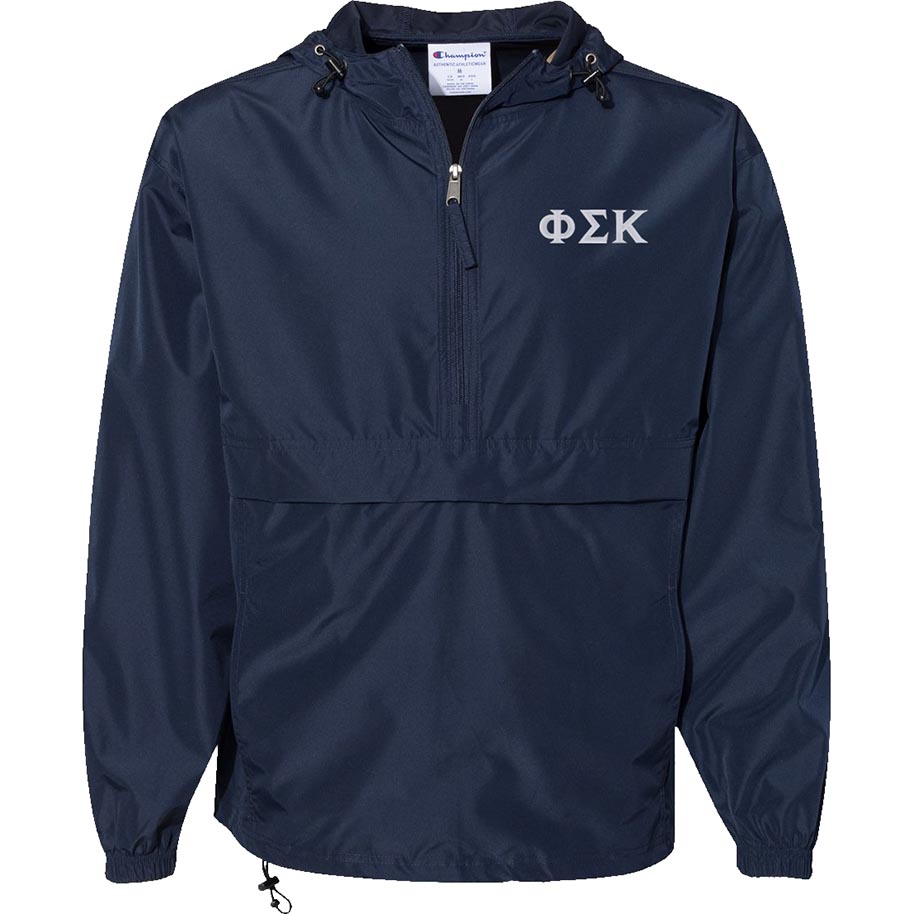 Phi Sigma Kappa Champion Packable 1/4 Zip Jacket